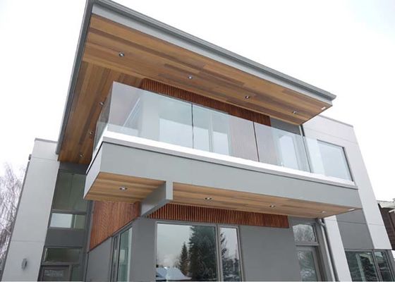Перила дна канала у алюминиевые стеклянные обувают безопасность формы для балкона