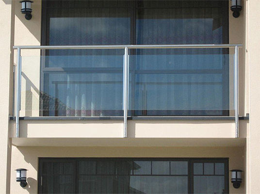 Крытые на открытом воздухе стеклянные балясины Юоме Депот палубы ясности балюстрады балкона