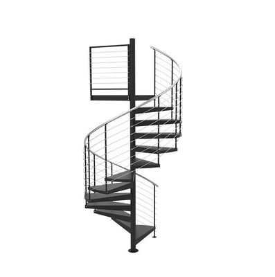 Винтовая лестница стальных структур чугунная полуфабрикат для жилого
