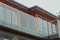 Регулируемыми стеклянными финиш установки почищенный щеткой тупиками поверхностный для загородки балкона