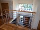 Горизонтальные металлические стержни балкона для дизайна палубы прокладывая рельсы профессионального