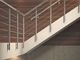Установленный пол перил трубки нержавеющей стали балюстрады лестницы балкона -